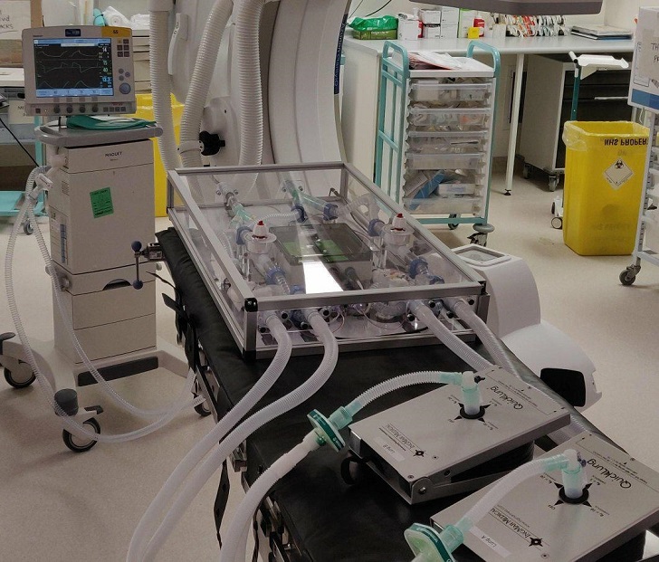 The IfM developed the solution in collaboration with Cambridge Design Partnership (CDP) and Royal Papworth Hospital with support from respiratory equipment manufacturers. (Image: Institute for Manufacturing/Royal Papworth Hospital)