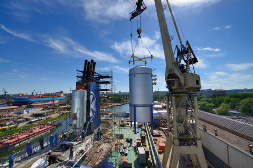 Alfa Laval PureSOx being installed on board DFDS vessels at Remontowa Shipyard