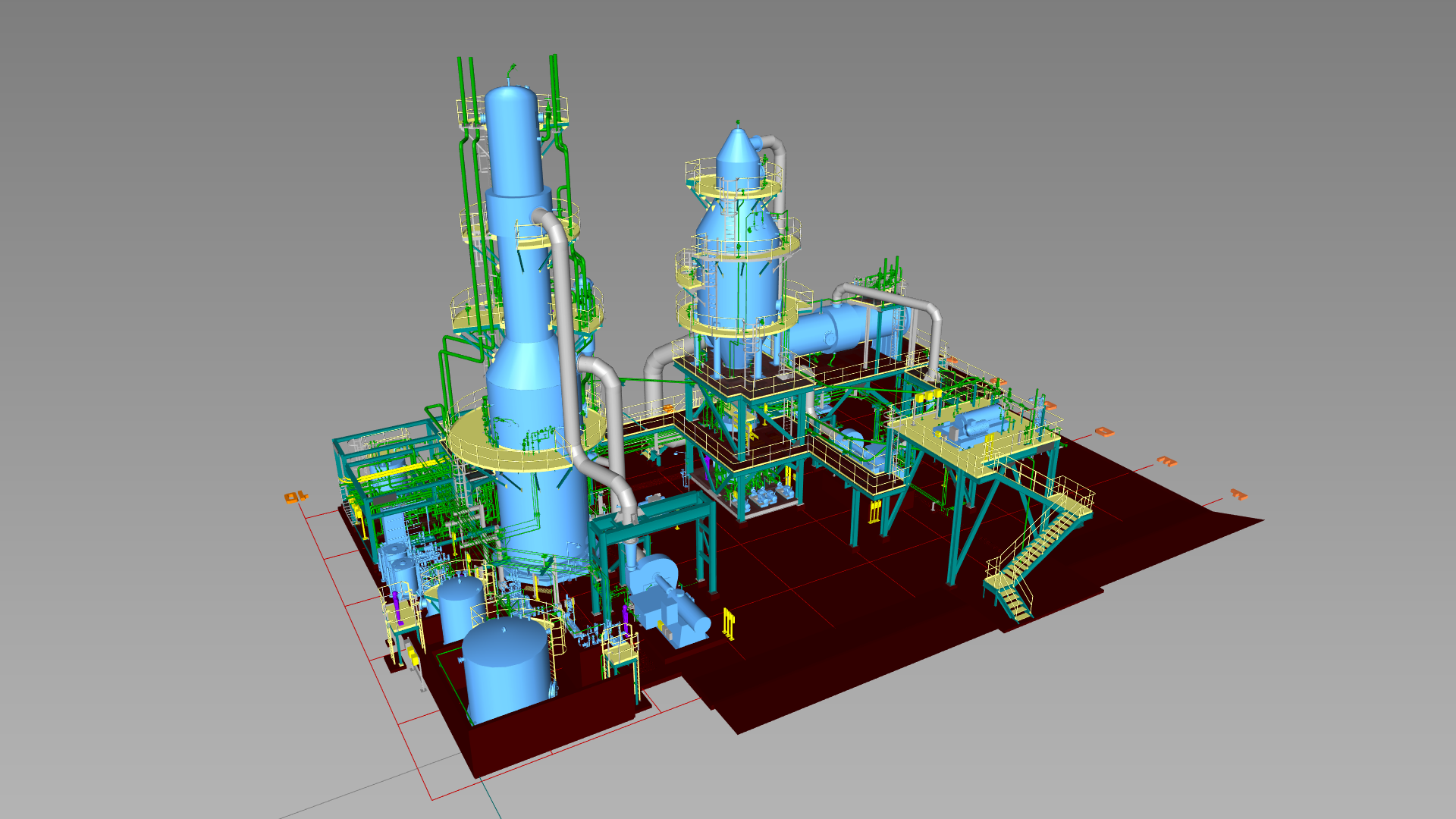 Veolia's processing plant for Fibre Excellence features HPD evaporation systems.