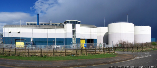 Anglian Water's Pyewipe Sewage Treatment Works
Photo courtesy David Wright.