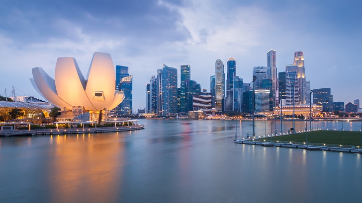 The Singapore skyline. Image courtesy of 1989studio/Shutterstock.com.