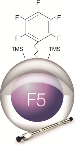 Kinetex F5 – a robust pentafluorophenyl propyl (PFP) core-shell phase.