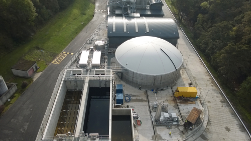 Anaerobic digestion plant built by Clearfleau at Diageo's Glendullan distillery.