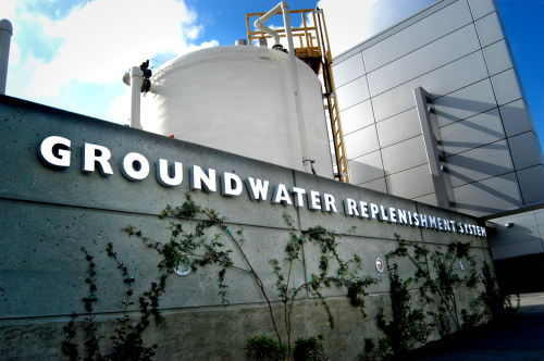 Figure 1: Orange County's Groundwater Replenishment System (Photo courtesy of Jim Kutzle of Orange County Water District).