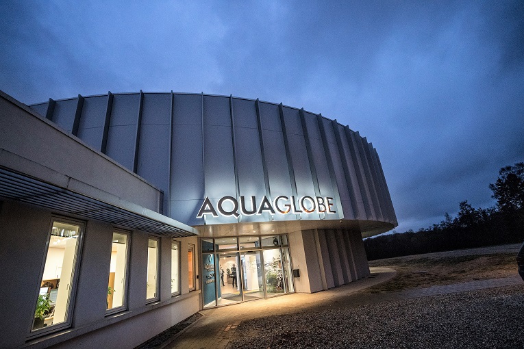 AquaGlobe is a visitor and dissemination center for water technology solutions.