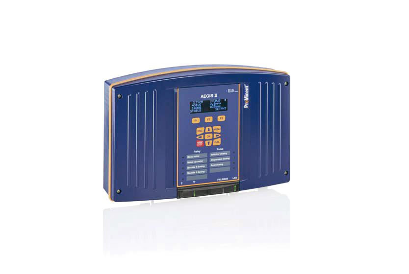The new controller Aegis II for cooling and boiler water treatment.