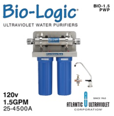 The Bio-Logic UV Water Purifier & Pure Water Pack.