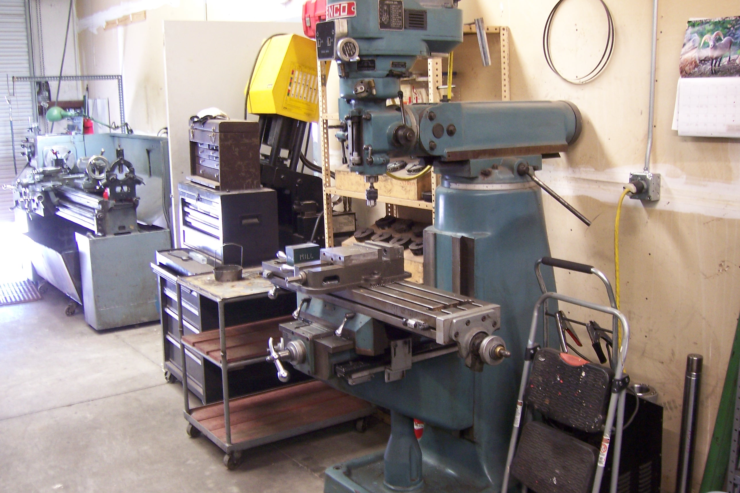 The end mill in the Copper State Fluid Power machine shop.