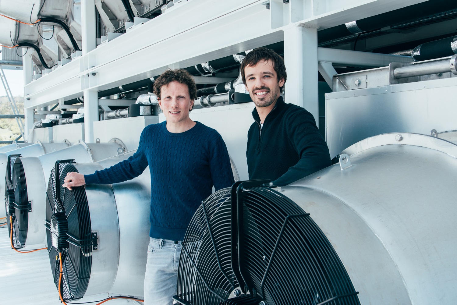 Climeworks' founders Christoph Gebald and Jan Wurzbacher (l to r).