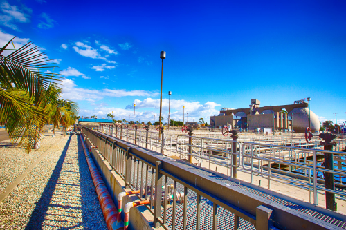 Terminal Island Water Reclamation Plant/Advanced Water Treatment facility, in San Pedro, LA.