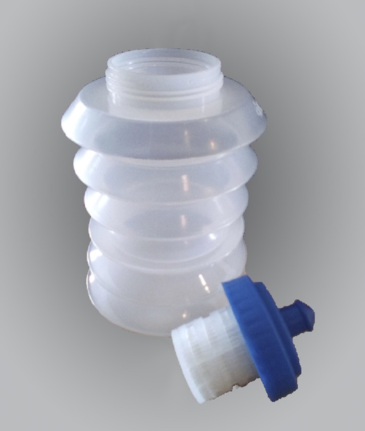 The Aquafilta has been re-designed so that it is now part of a small bottle.