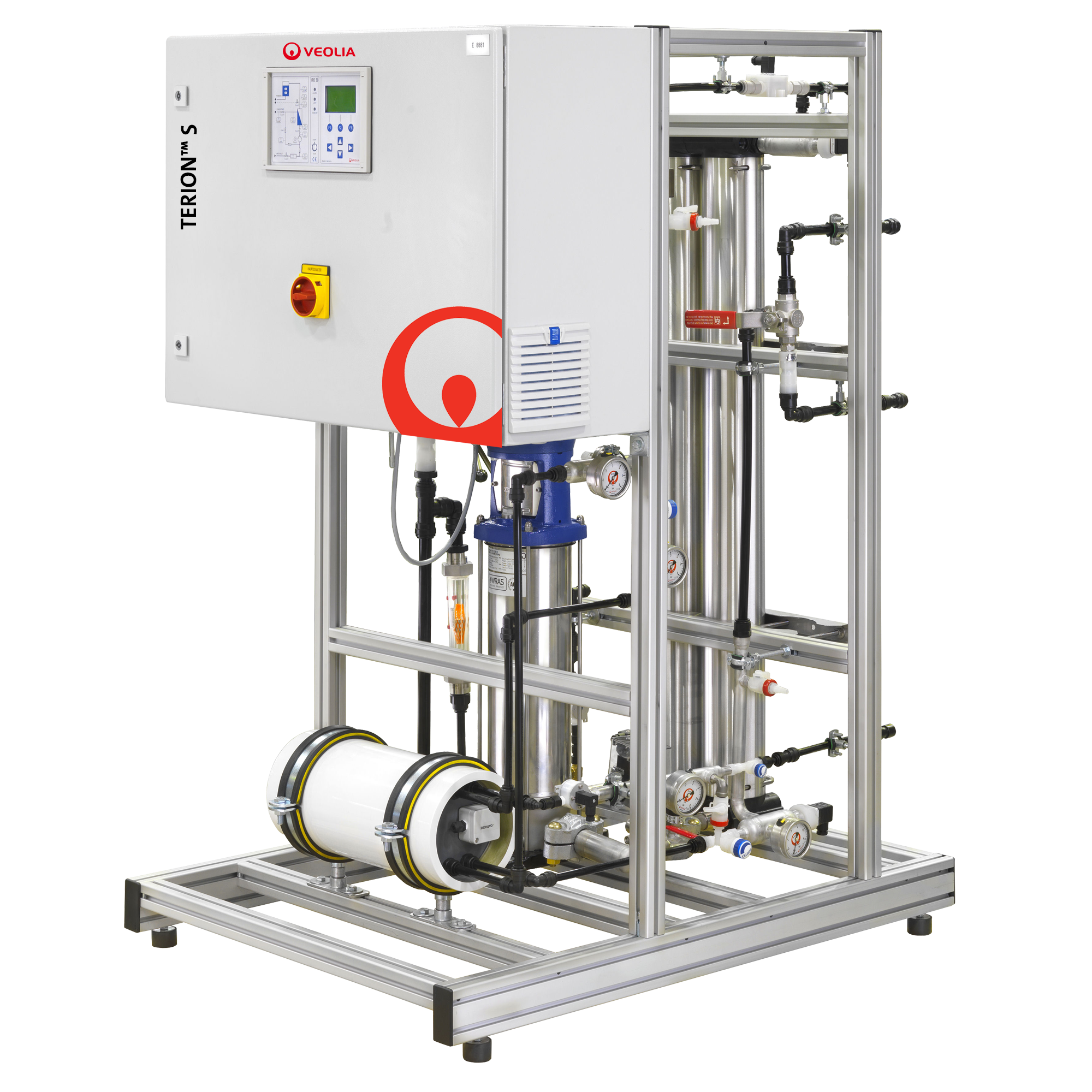 The TERION S standard single-skid unit combines single pass reverse osmosis (RO) and continuous electrodeionization (CEDI) to produce high-grade deionised water.