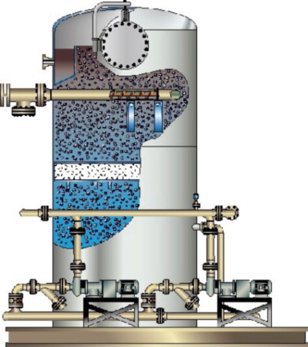 Figure 4. Dissolved gas flotation unit. (Courtesy of Siemens Water)