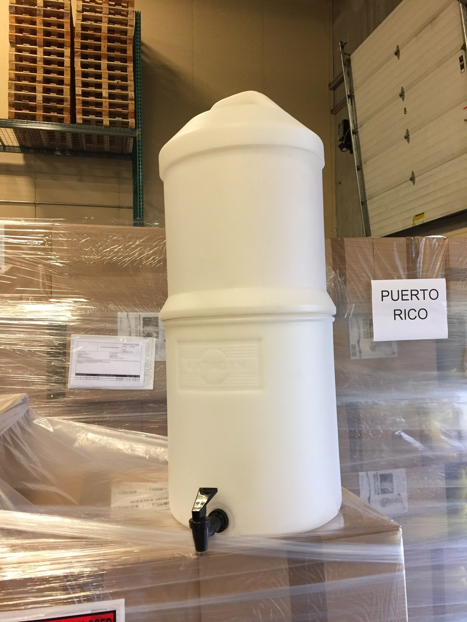 A Katadyn Drip Ceradyn Filter for Puerto Rico.