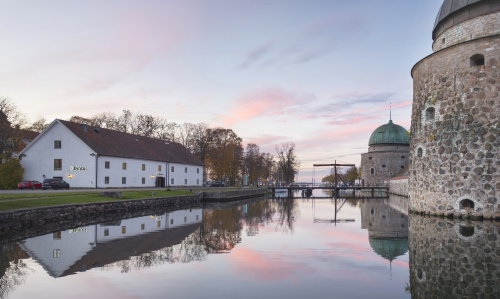 Dinair's headquarters in Vadstena, Sweden.