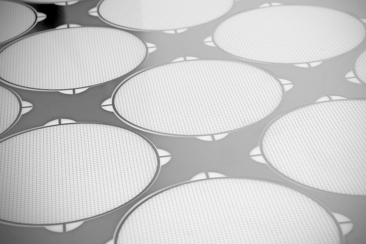 Photo etching enables conical holes and complex aperture arrays can be incorporated without cost penalty.