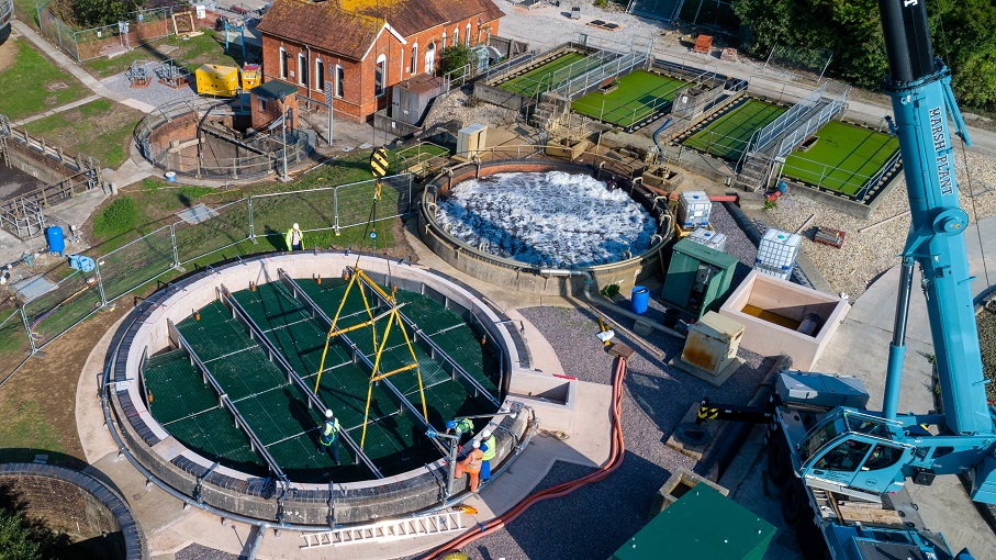 By repurposing the tank with WPL Hybrid-SAF there was no need to take out the existing process treatment vessel.