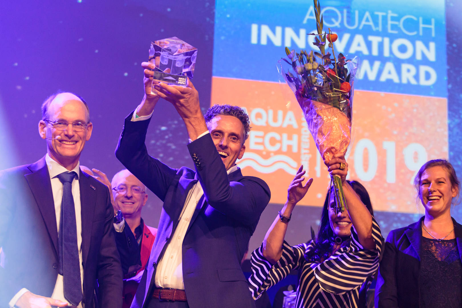 Winners of the Aquatech Innovation Award 2019.