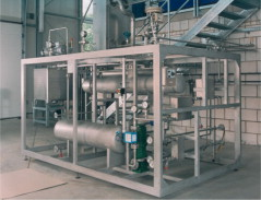 Case study 2: A three stage hybrid system, distillation-pervaporation-distillation, was installed.
