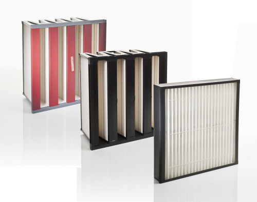 Figure 4: The optimum air intake filtration configuration? Combined coalescer/pre-filter, followed by a fine dust compact filter and final stage EPA.