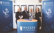 The Walker Family receiving the Queen’s Award for Enterprise, 2016.