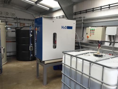 The h20 system in the Special EFX workshop.