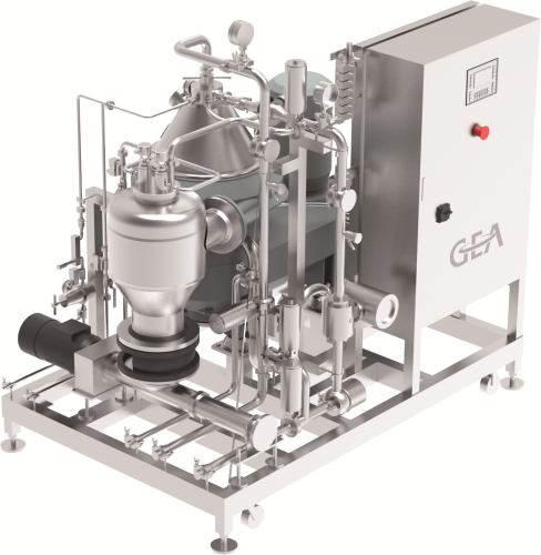 The GEA Plug & Brew separator skids for craft brewers are available in four sizes.
