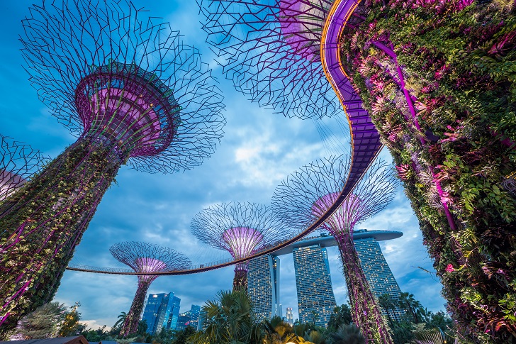 The Singapore city skyline. Image courtesy of Kanuman/Shutterstock.com.