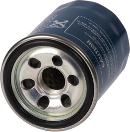 An oil filter for a motor vehicle.