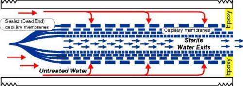 Figure 2: 'Dead end' filtration principle.