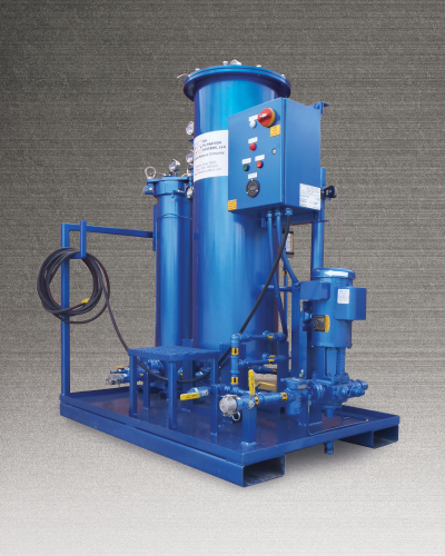 The Varnish Removal System from Oil Filtration Systems.