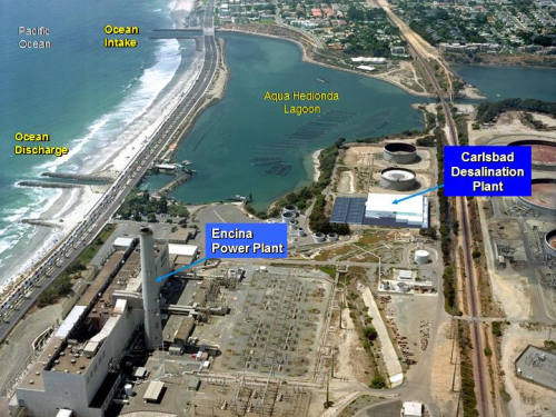 The Carlsbad desalination plant.