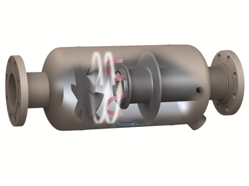 The Eaton coalescer/separator is a two-stage vessel designed for separation of liquid in the form of a fine mist or fog from a gas or vapour.