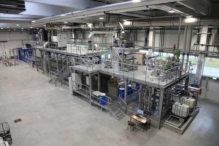 Evonik’s current plant for membrane fibres for gas separation.