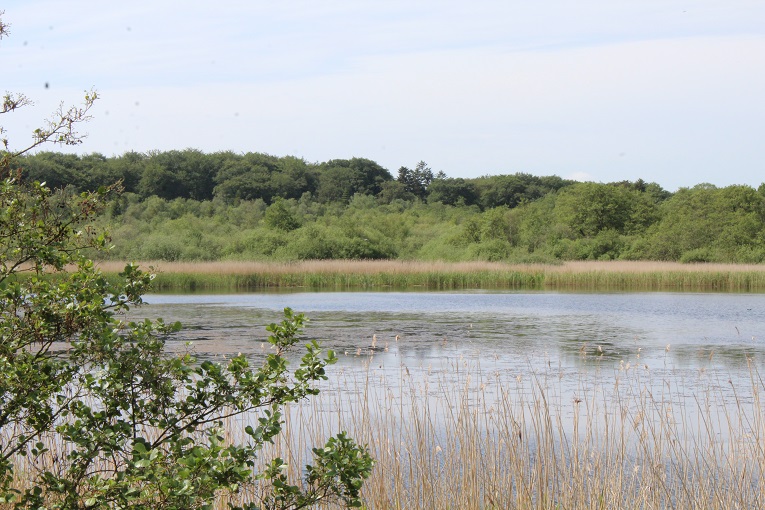 Skanderborg Lake in the Lake District of Central Jutland.