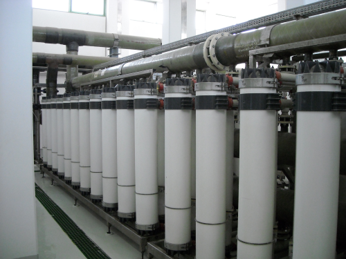 The ultrafiltration system in Abu Dhabi supplied by inge watertechnologies AG will treat 80,000 m³ of water a day.
