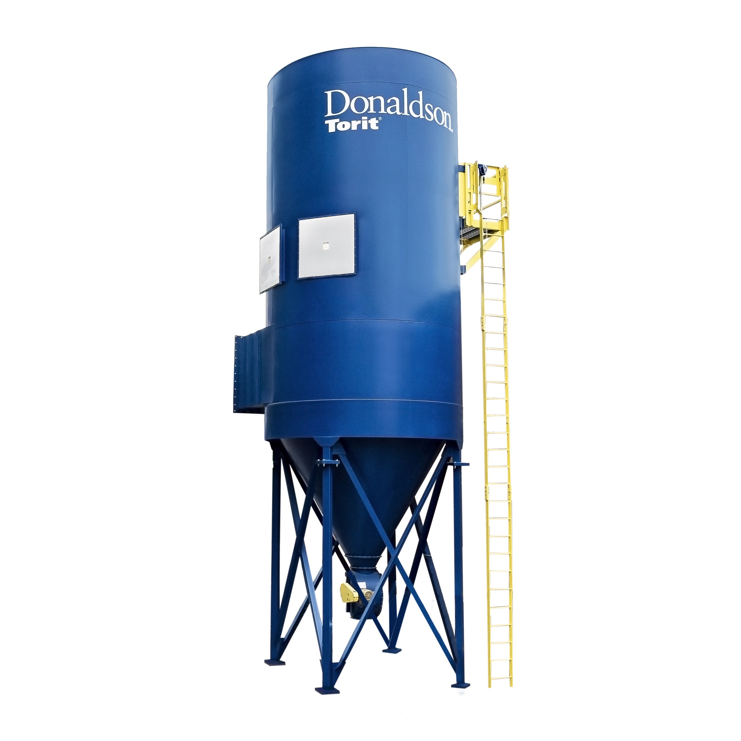The RP baghouse collector features Donaldson’s SuperSep inlet which pre-separates up to 97% of the dust before it reaches the filters.