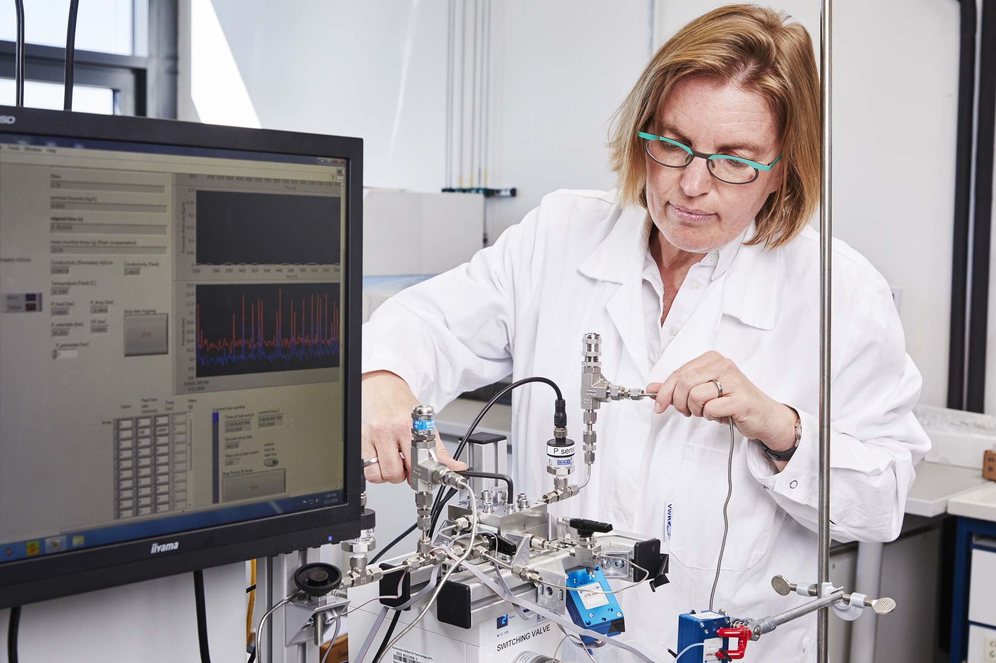 Professor Andrea Iris Schäfer studies innovative water processing technologies. (Image: Sandra Göttisheim, KIT)