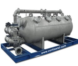 The H2F Vortisand is suitable for process waters.