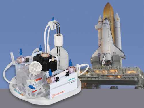 CellMax bioreactors from Spectrum will be used in two science experiments on the next Space Shuttle flight to the International Space Station
