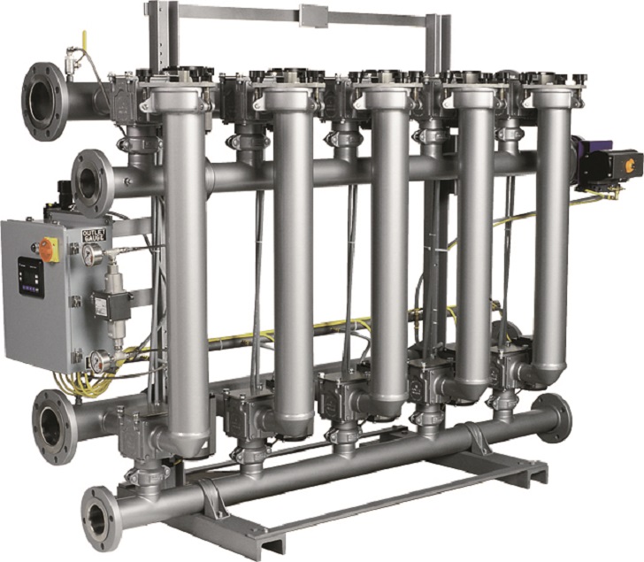 Eaton’s modular F-Series consists of multiple filter stations and offers the flexibility needed to adapt to process-related changes. (Image: Eaton)