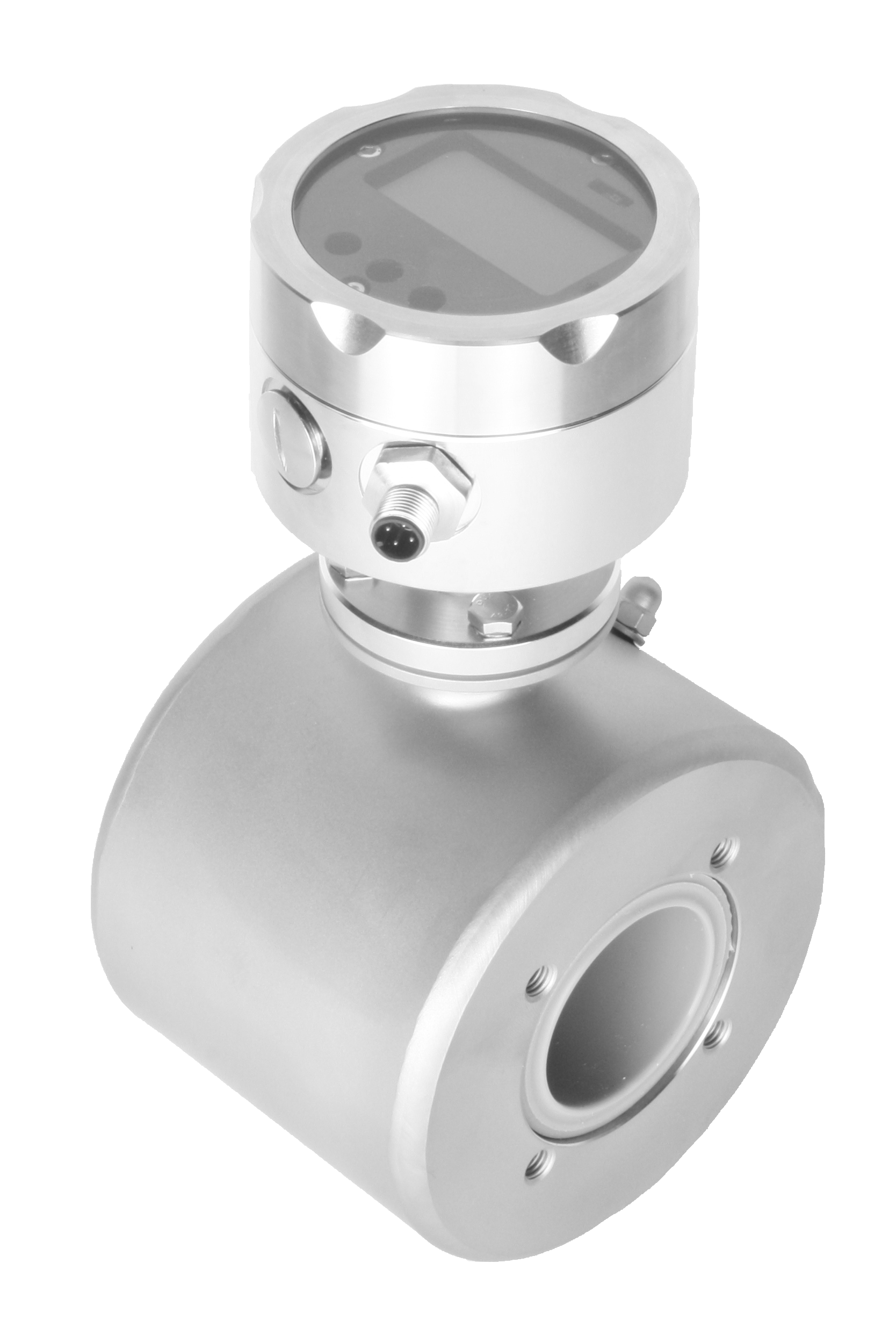 The CMAG flow meter with integrated digital display.