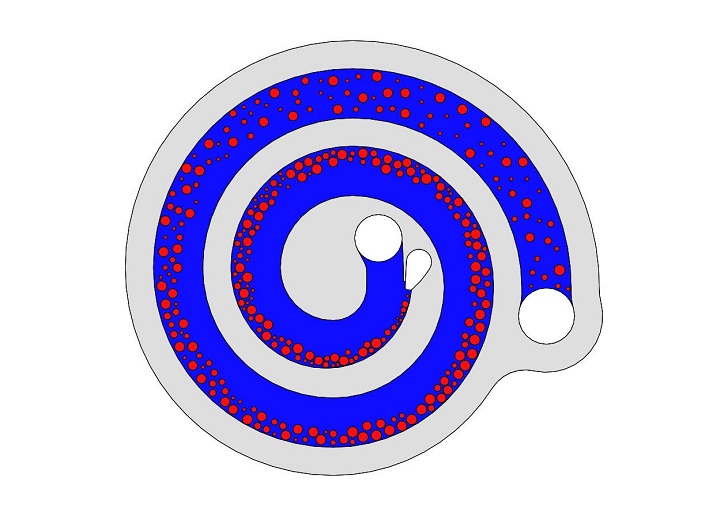 Figure 1. The hydrodynamic separator removes a wide range of organic and inorganic suspended solids.