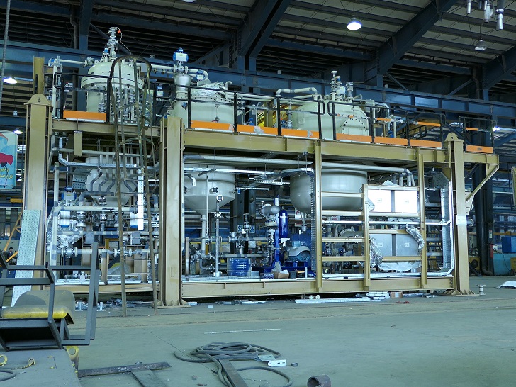 One of five BHS-Sonthofen turnkey systems for amine processing in Iran.