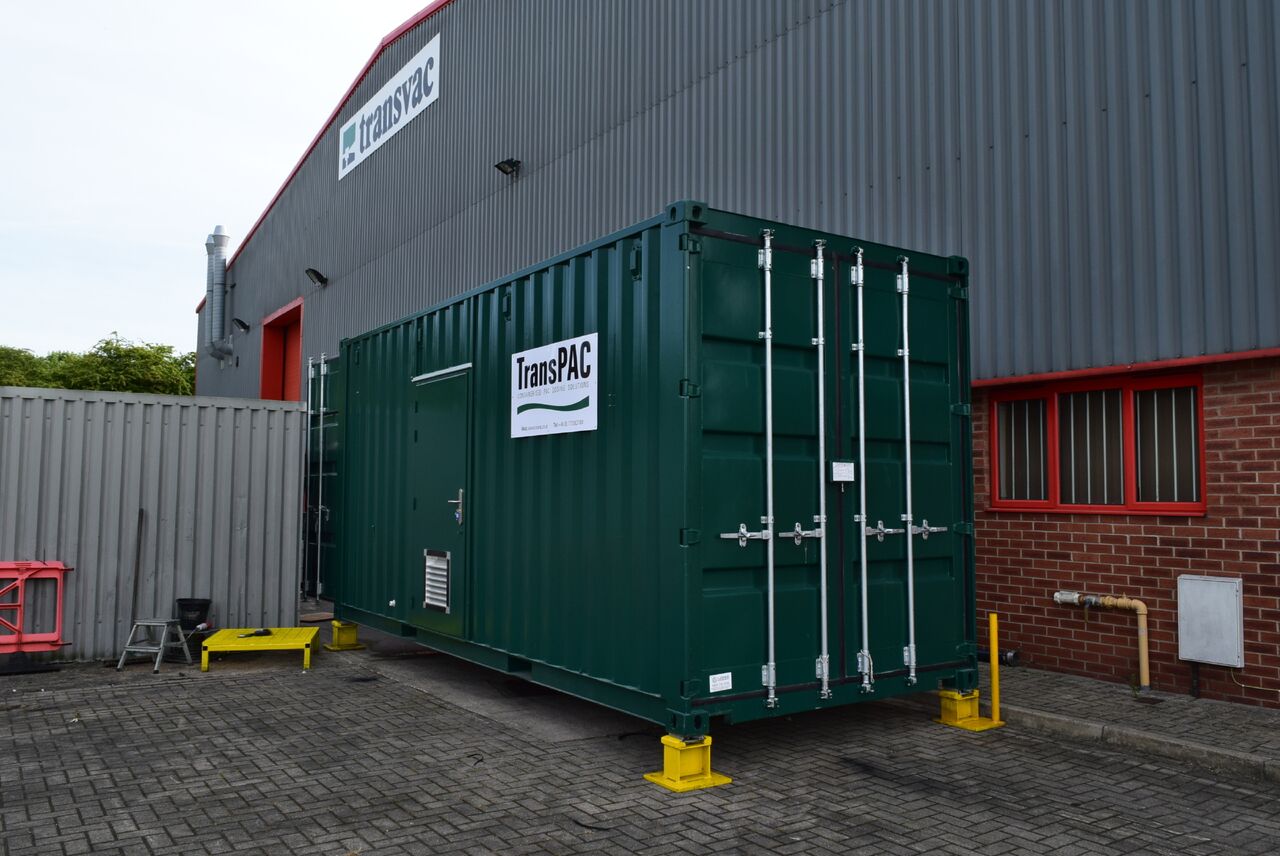The TransPAC on site at the WTW in Yorkshire, UK.