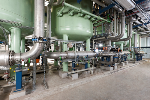 A Hager + Elsaesser industrial process water treatment solution for the power generation industry