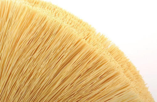 What appears to be a paint brush is a bundle of highly selective membranes made up of multiple cylindrical polymer hollow fibres.