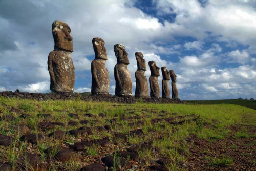 Easter Island, Chile. The remote location and limited natural resources make protecting the island an environmental challenge.