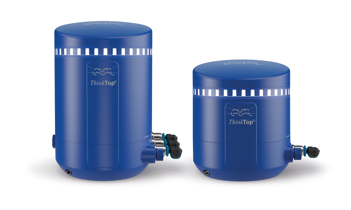 The Alfa Laval ThinkTop V50 and V70 sensing and control units for hygienic valves have been re-engineered to improve production on hygienic process lines.