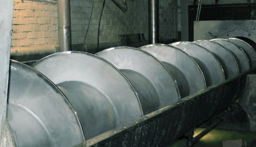 The sludge screw press at Stora Enso’s Anjala mill after the Andritz upgrade.